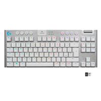 TECLADO MECÁNICO LOGITECH G915 TKL GAMING WHITE RGB SIN TECLADO NUMÉRICO, BLUETOOTH, INALÁMBRICO LIGHTSPEED 1MS BATERÍA RECARGABLE TECLADO MECÁNICO LOGITECH G915 TKL GAMING WHITE RGB SIN TECLADO NUMÉRICO, BLUETOOTH, INALÁMBRICO LIGHTSPEED 1MS BATERÍA RECARGABLE